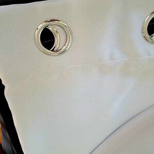 2 Pannels 51" W x 84" L Blue- Grey- Black